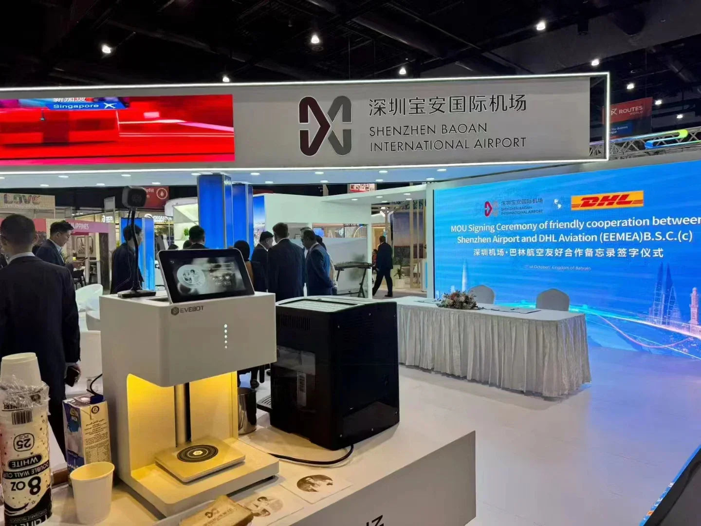 第29回Routes World Aviation Conferenceに出展するEVEBOT