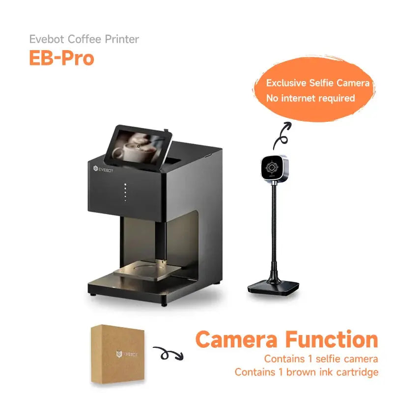 【動作品】EVEBOT ラテアートプリンター カラー印刷対応 QR PRO 高速コーヒープリンター | EVEBOT ラテアート業務用 – EVEBOT 日本公式