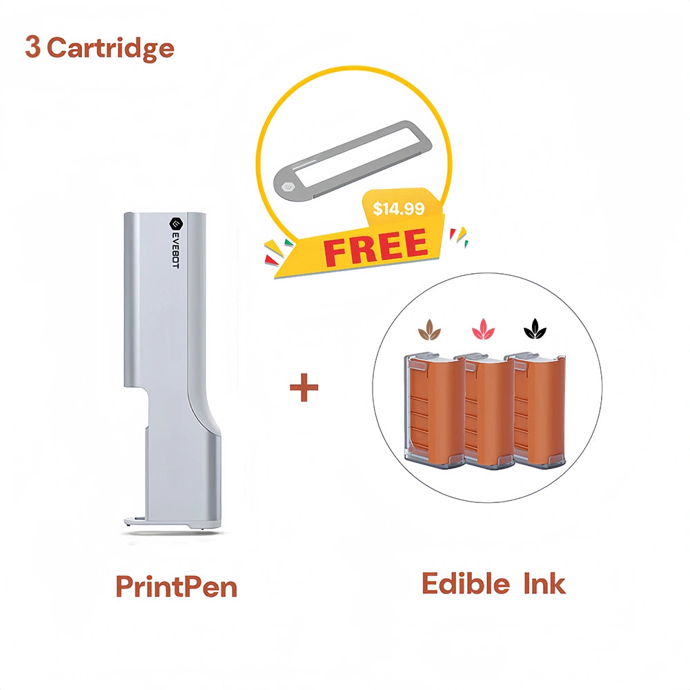 PrintPen - 食品対応のポータブルフードプリンターで簡単 PrintPen - 食品対応のポータブルフードプリンターで簡単